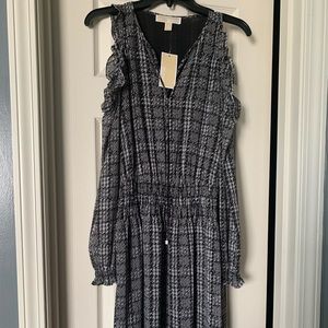 New Michael Kors Cold Shoulder Dress